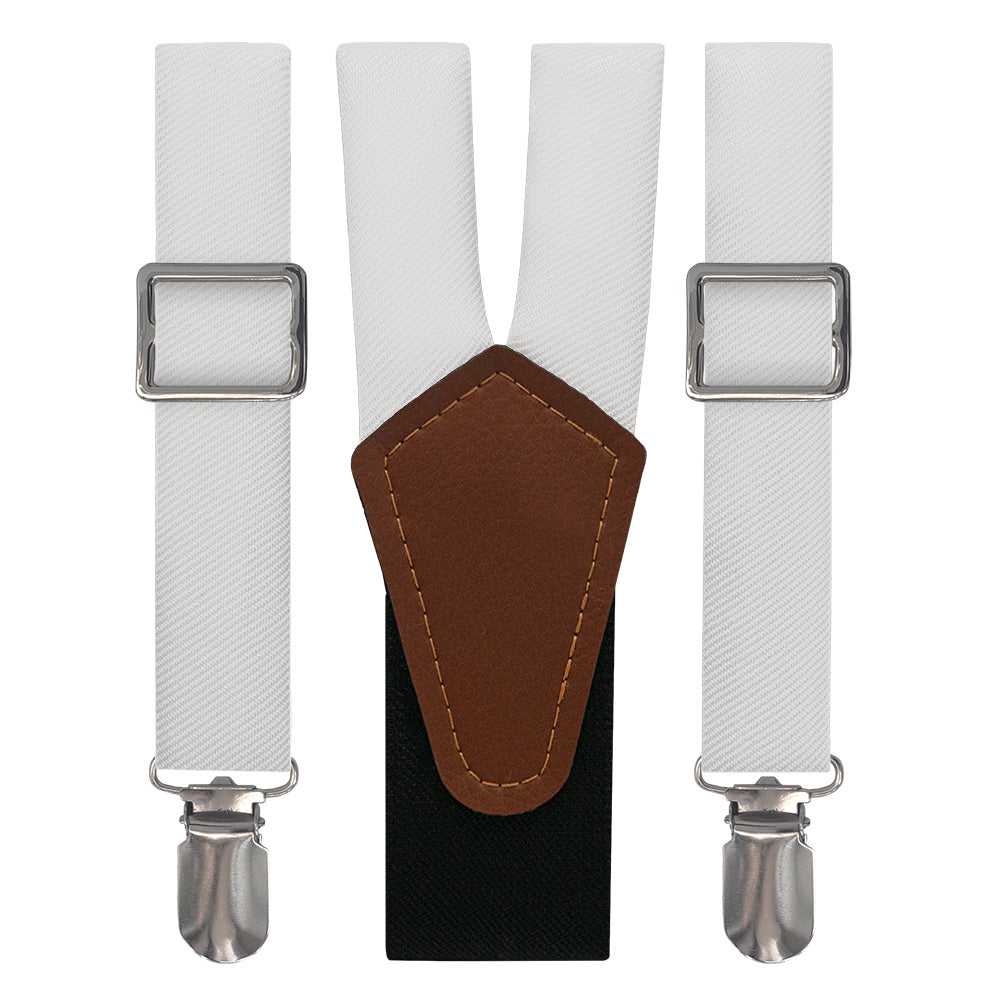 Azazie Ivory Suspenders - Main View - Knotty Tie Co.