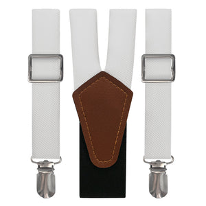 Azazie Ivory Suspenders - Main View - Knotty Tie Co.