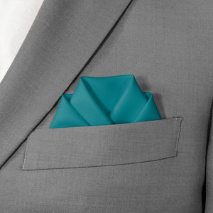 Azazie Jade Pocket Square - Scalloped Fold - Knotty Tie Co.