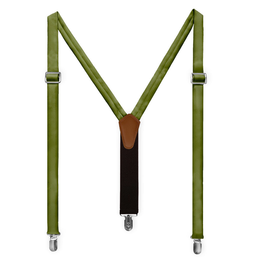 Azazie Juniper Suspenders - Full Front View - Knotty Tie Co.