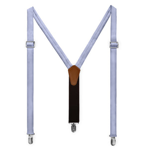 Azazie Lavender Suspenders - Full Front View - Knotty Tie Co.