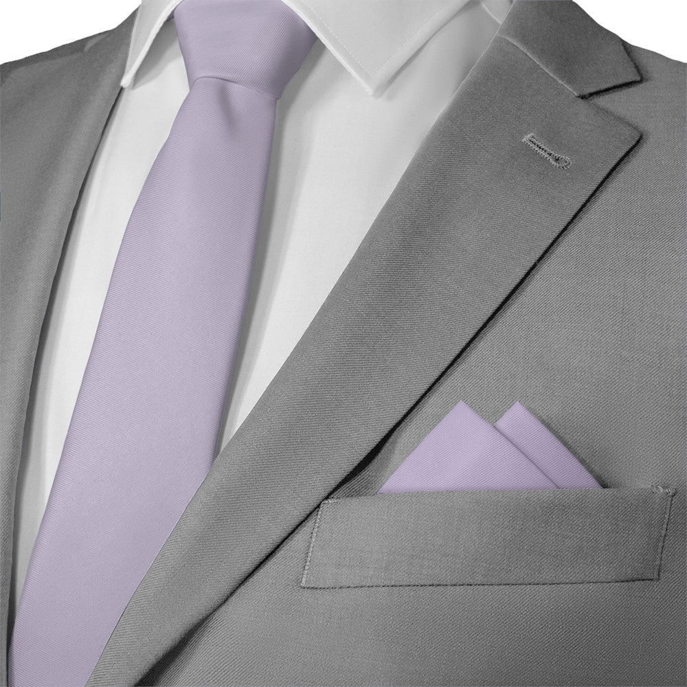 Azazie Lilac Pocket Square - 12" Square - Knotty Tie Co.