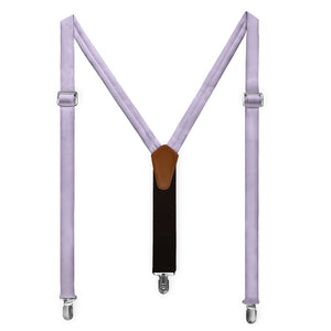 Azazie Lilac Suspenders - Full Front View - Knotty Tie Co.