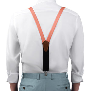 Azazie Mai Tai Suspenders - On Model Front View - Knotty Tie Co.