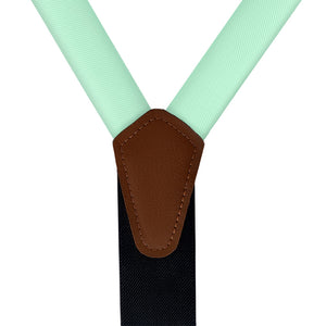 Azazie Malibu Suspenders - Vegan Leather Y-Back - Knotty Tie Co.