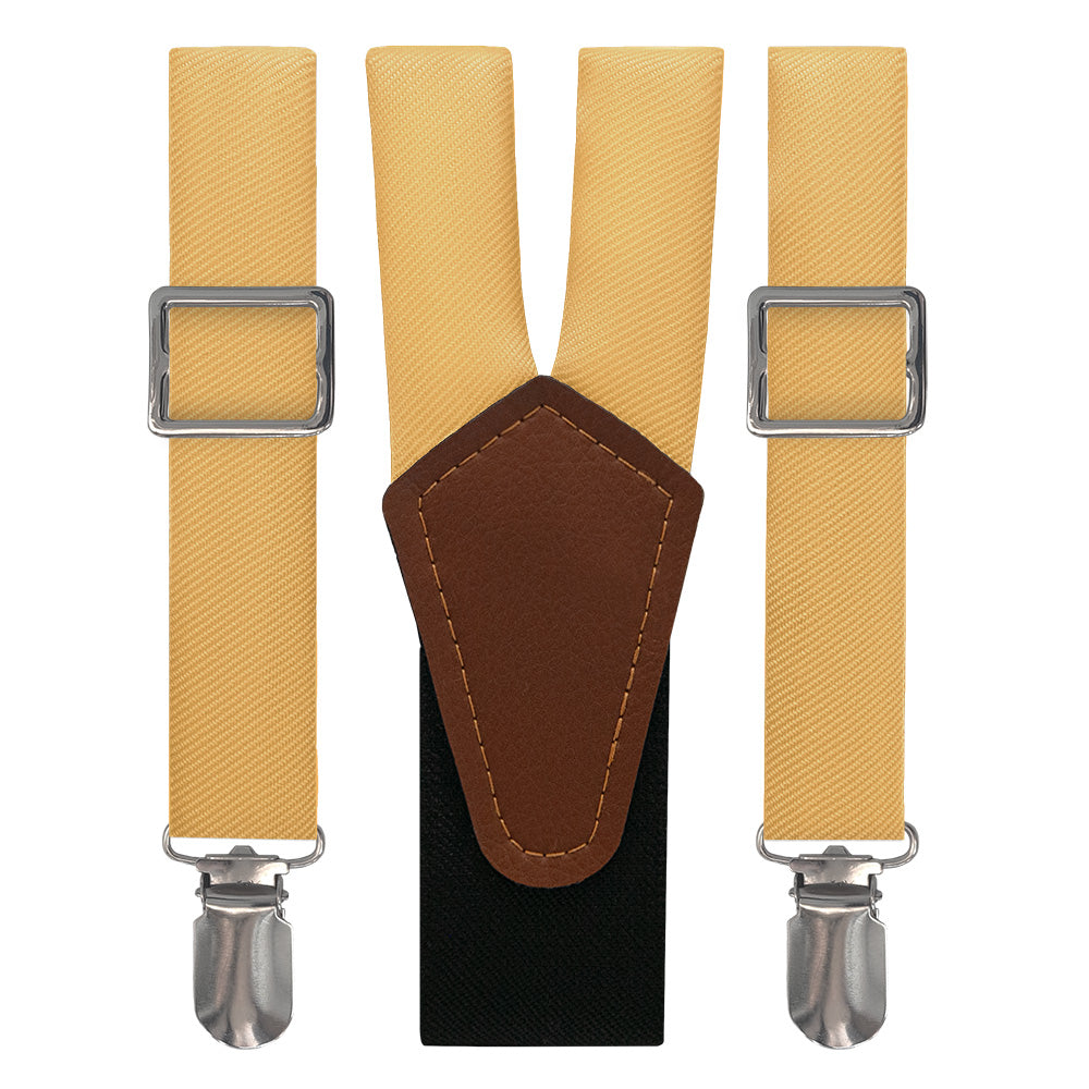 Azazie Marigold Suspenders - Main View - Knotty Tie Co.