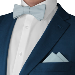 Azazie Mist Pocket Square - Matching Bow Tie - Knotty Tie Co.