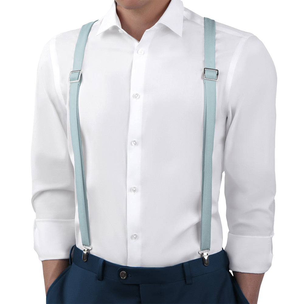 Azazie Mist Suspenders - Main View - Knotty Tie Co.