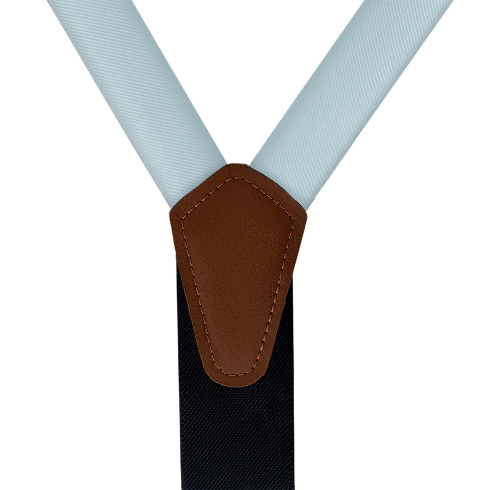 Azazie Mist Suspenders - Vegan Leather Y-Back - Knotty Tie Co.