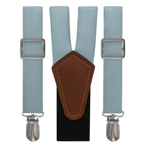 Azazie Moody Blue Suspenders - Main View - Knotty Tie Co.