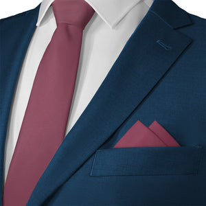 Azazie Mulberry Pocket Square - Matching Necktie- Knotty Tie Co.