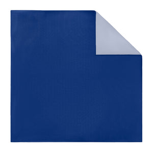 Azazie Navy Blue Pocket Square - Printed - Knotty Tie Co.