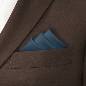 Azazie Neptune Pocket Square - Stairs Fold - Knotty Tie Co.