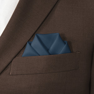 Azazie Neptune Pocket Square - Scalloped Fold - Knotty Tie Co.