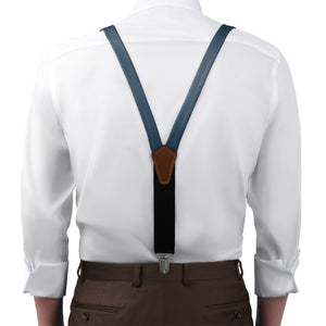 Azazie Neptune Suspenders - On Model Front View - Knotty Tie Co.