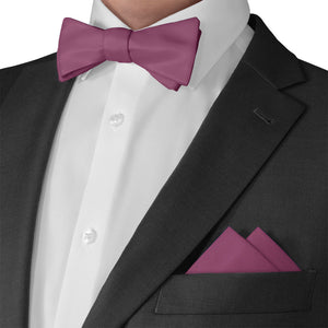 Azazie Orchid Pocket Square - Matching Bow Tie - Knotty Tie Co.