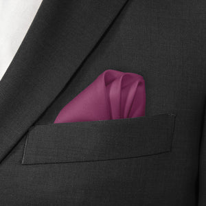 Azazie Orchid Pocket Square - Wave Fold - Knotty Tie Co.