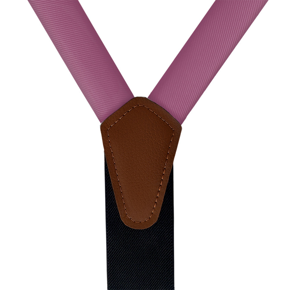 Azazie Orchid Suspenders - Vegan Leather Y-Back - Knotty Tie Co.