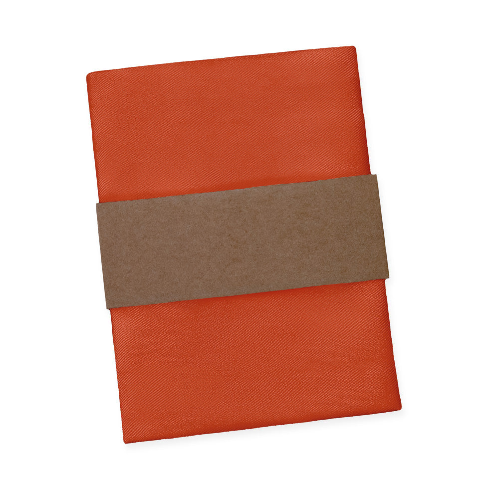 Azazie Paprika Pocket Square - Packaging - Knotty Tie Co.