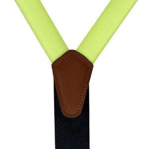 Azazie Pear Suspenders - Vegan Leather Y-Back - Knotty Tie Co.