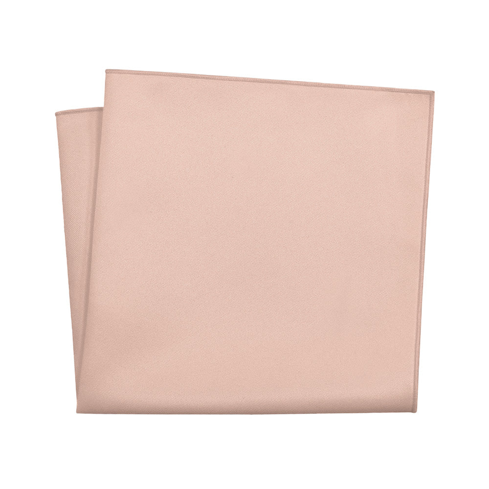 Azazie Pearl Pink Pocket Square - 12" Square - Knotty Tie Co.