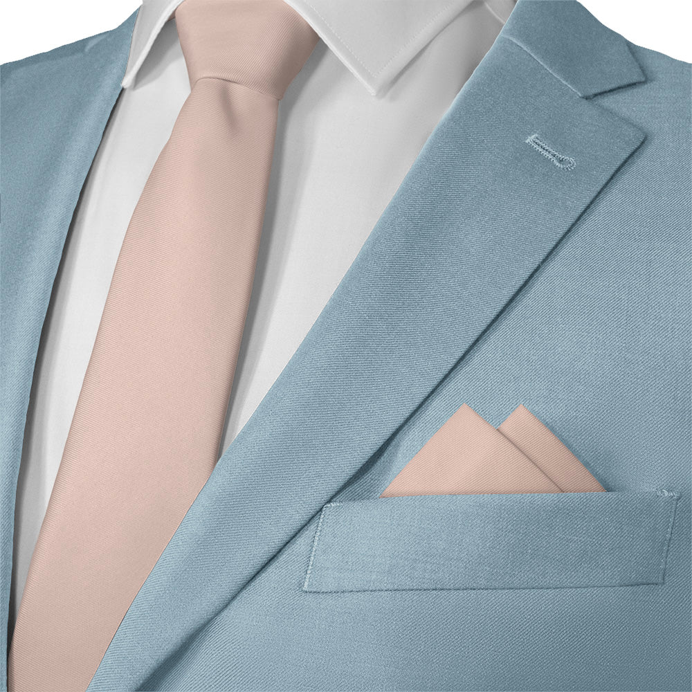 Azazie Pearl Pink Pocket Square