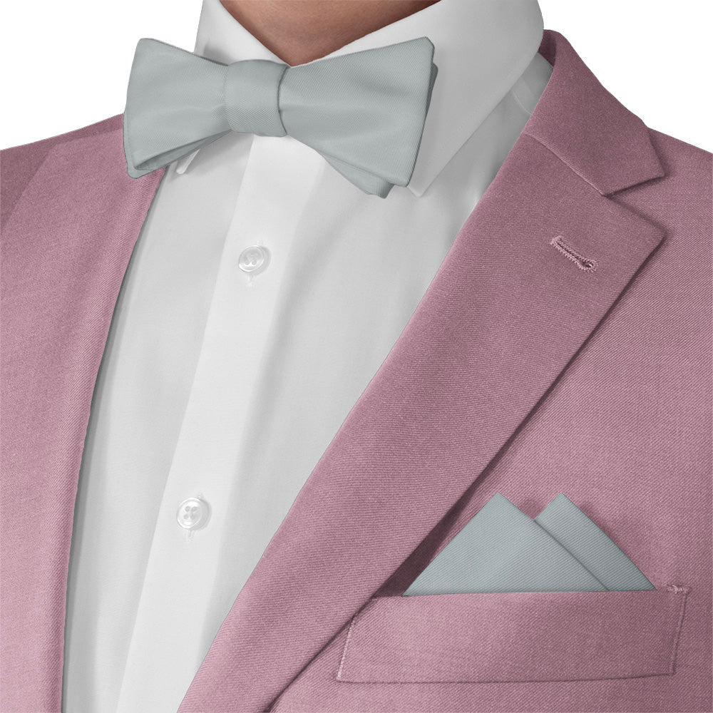 Azazie Pebble Pocket Square - Matching Bow Tie - Knotty Tie Co.