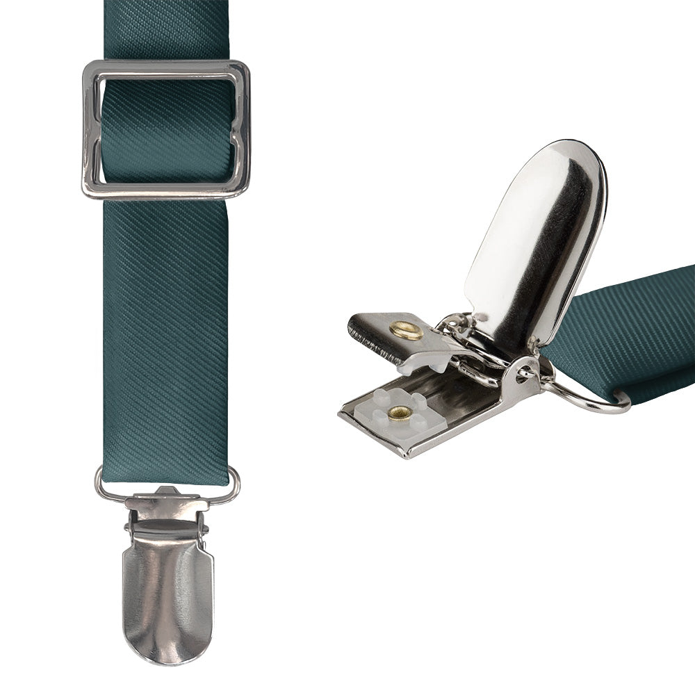 Azazie Pine Suspenders - Hardware and Strap - Knotty Tie Co.