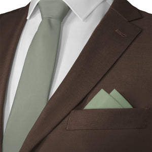 Azazie Pistachio Pocket Square - Matching Necktie- Knotty Tie Co.