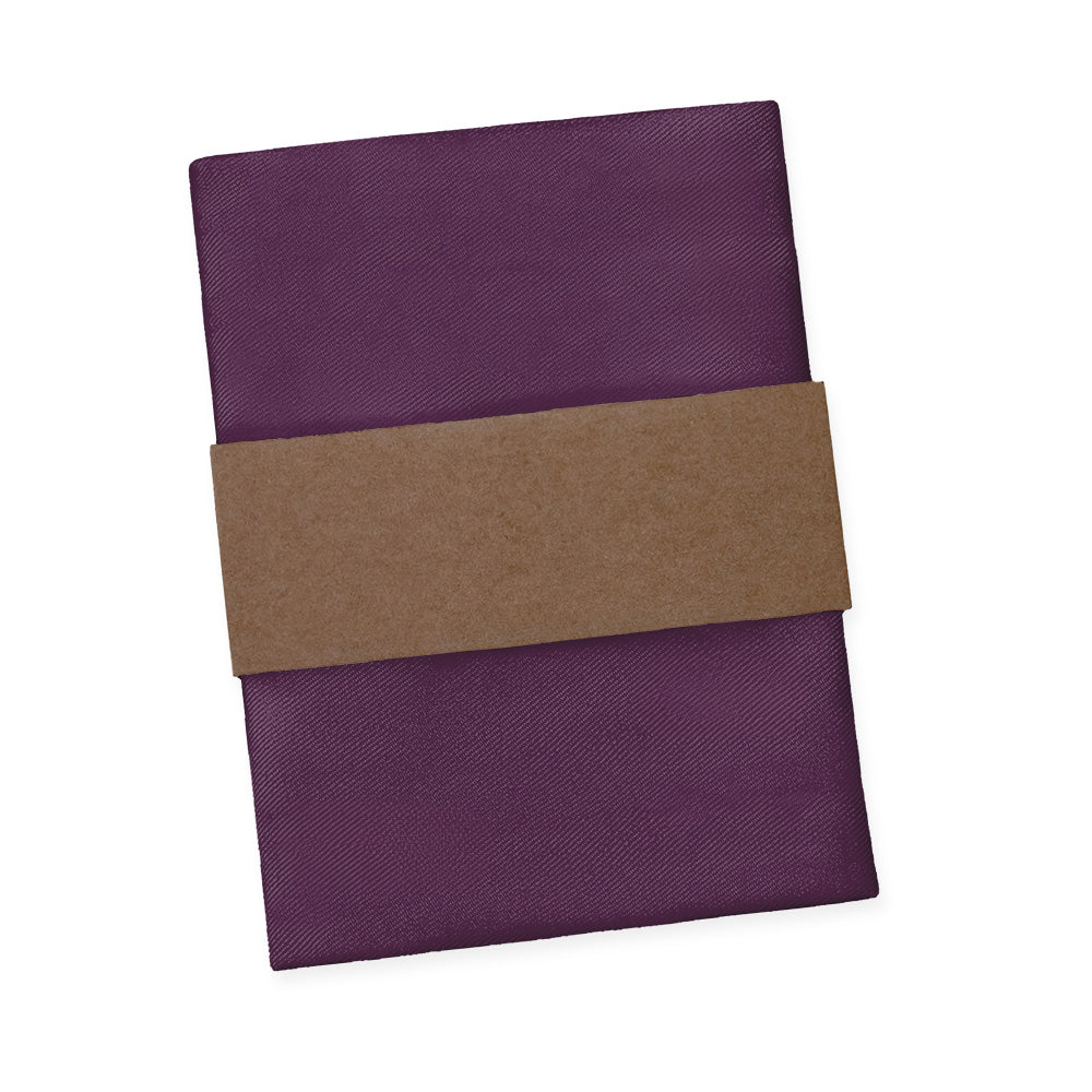 Azazie Plum Pocket Square - Packaging - Knotty Tie Co.