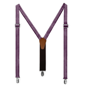 Azazie Plum Suspenders - Full Front View - Knotty Tie Co.