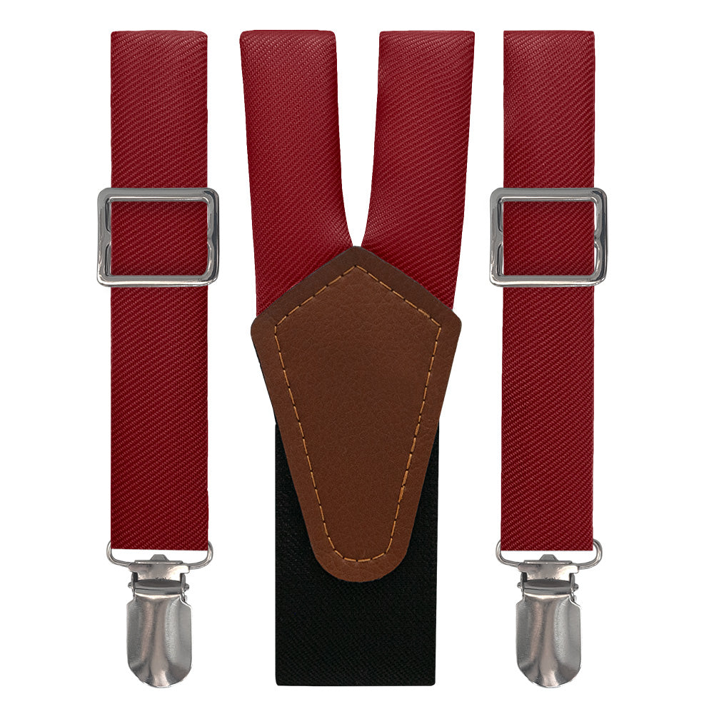 Azazie Pomegranate Suspenders - Main View - Knotty Tie Co.