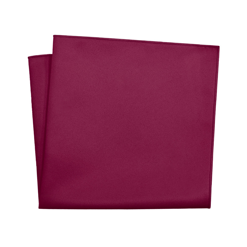 Azazie Raspberry Pocket Square - 12" Square - Knotty Tie Co.