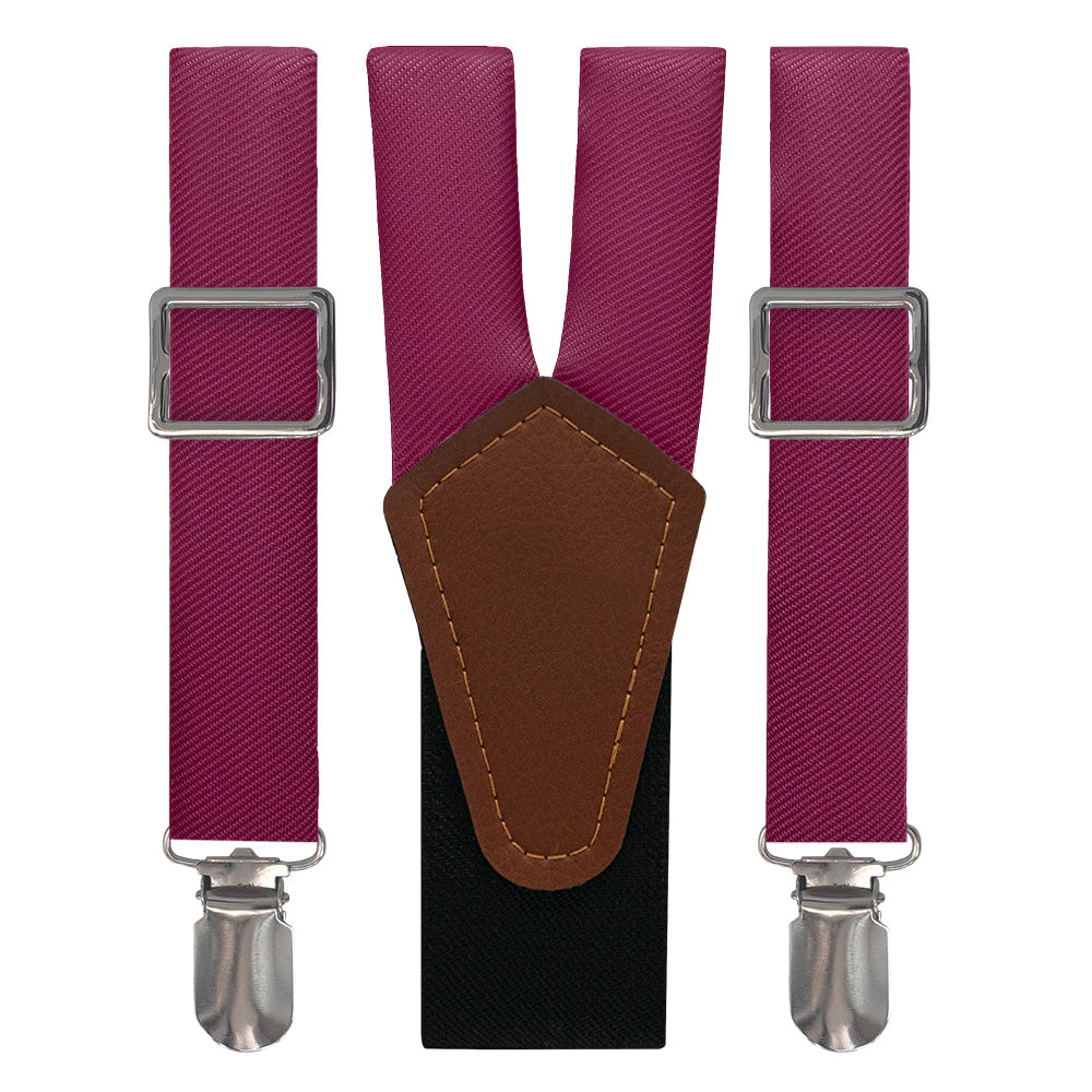 Azazie Raspberry Suspenders - Main View - Knotty Tie Co.