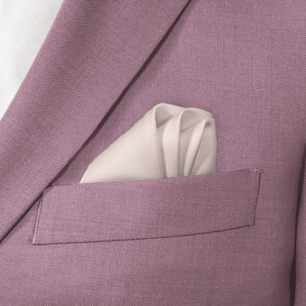 Azazie Rose Petal Pocket Square - Wave Fold - Knotty Tie Co.