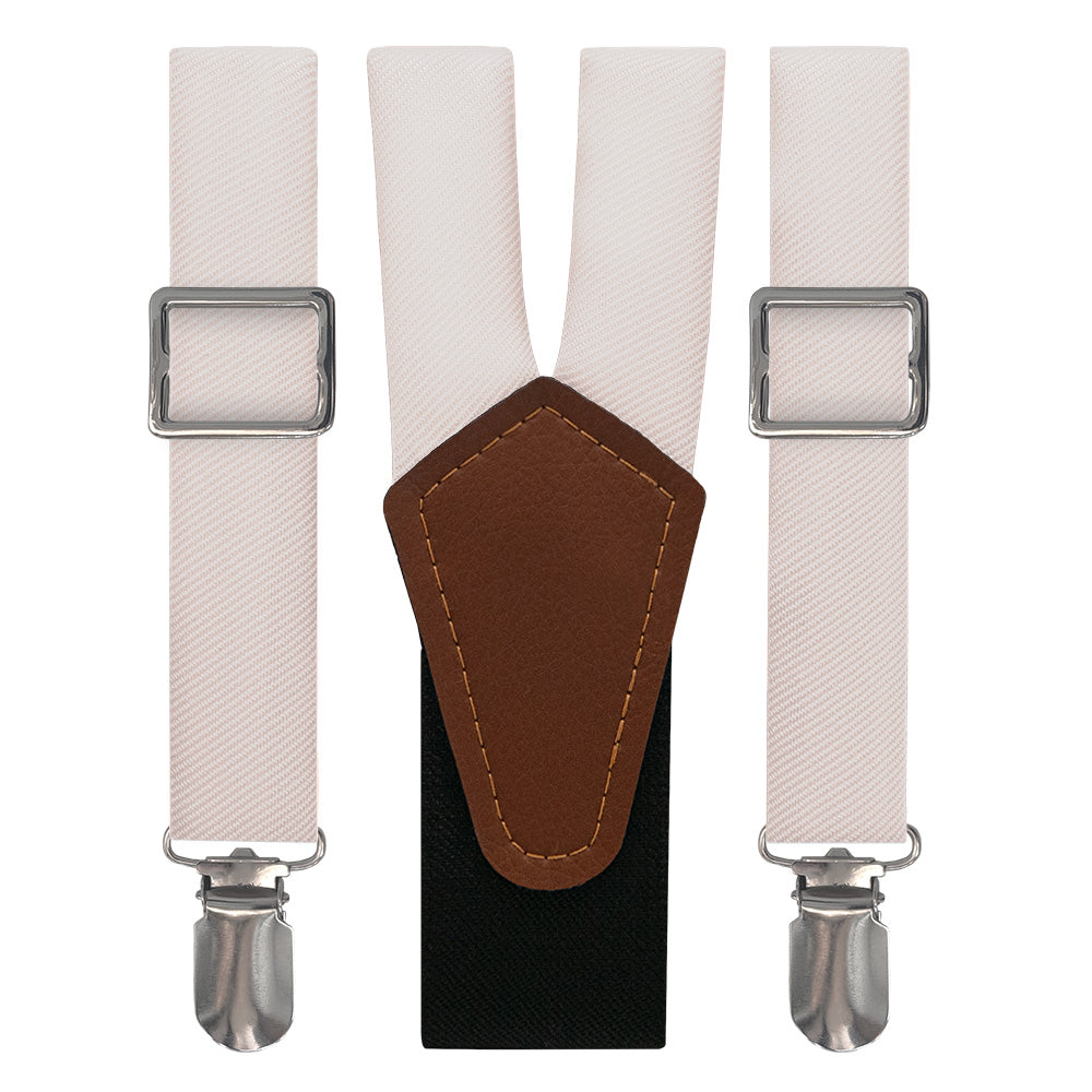 Azazie Rose Petal Suspenders - Main View - Knotty Tie Co.