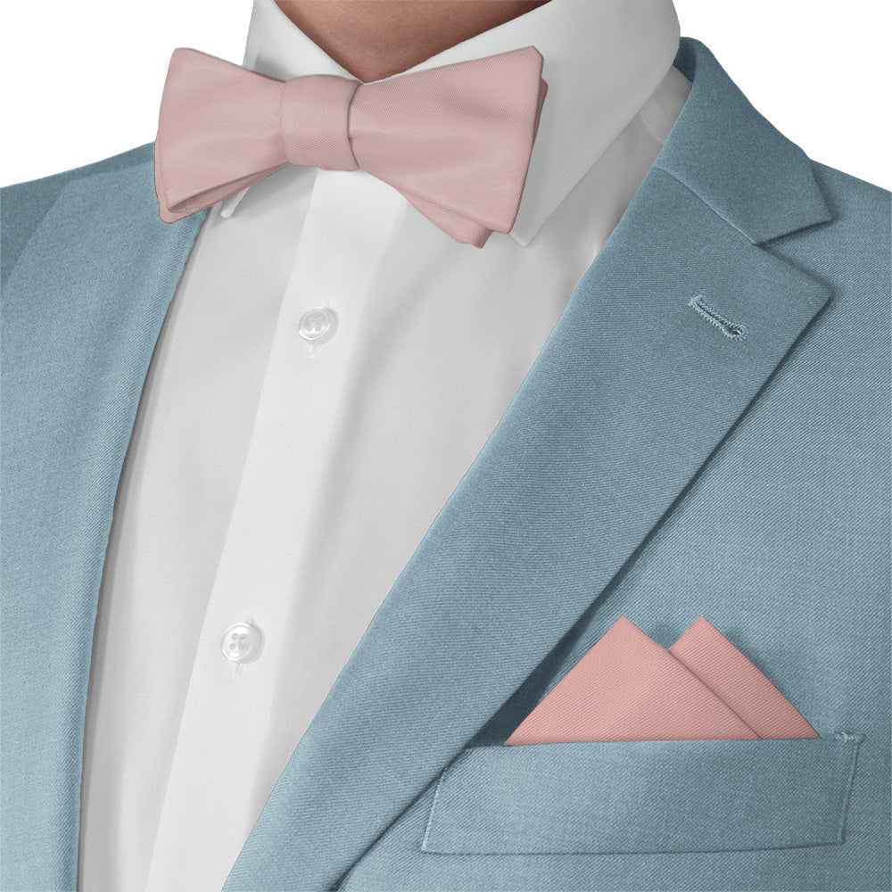 Azazie Rosette Pocket Square - Matching Bow Tie - Knotty Tie Co.