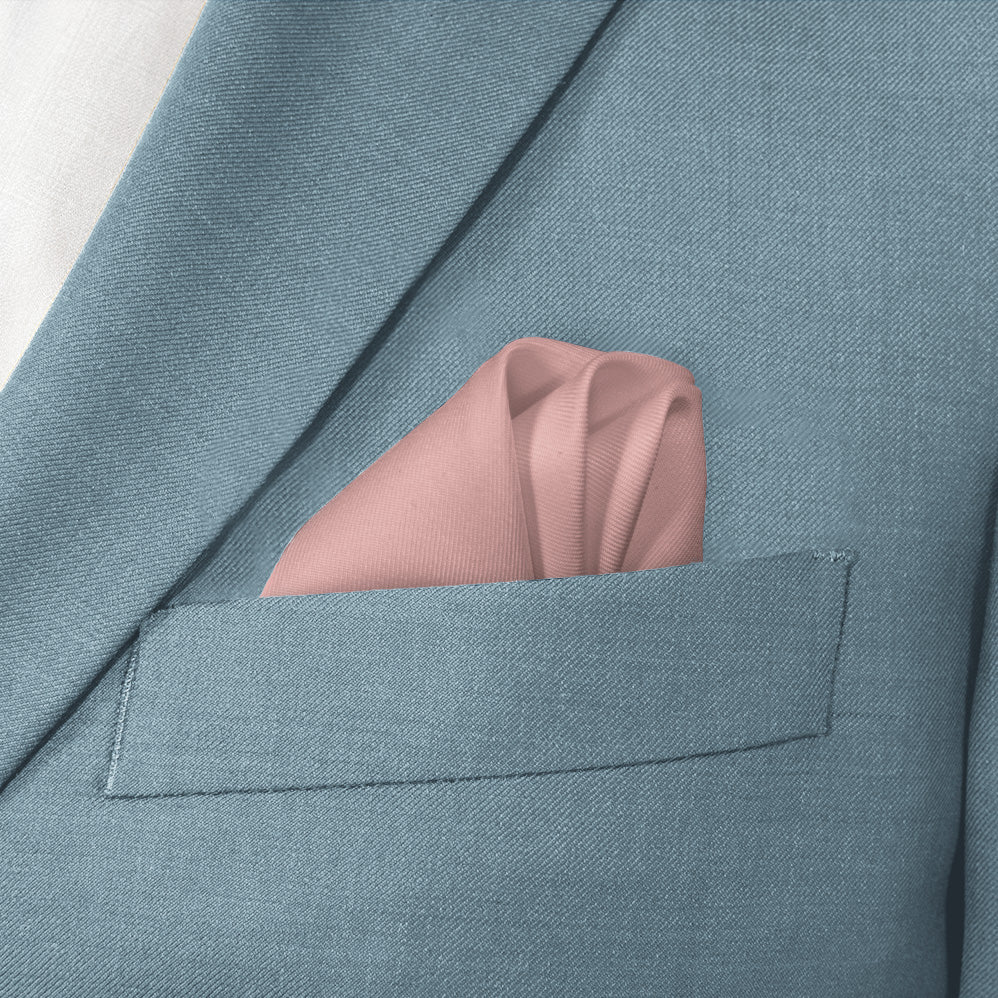 Azazie Rosette Pocket Square - Wave Fold - Knotty Tie Co.