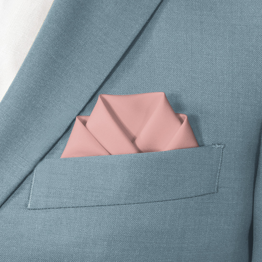 Azazie Rosette Pocket Square - Scalloped Fold - Knotty Tie Co.