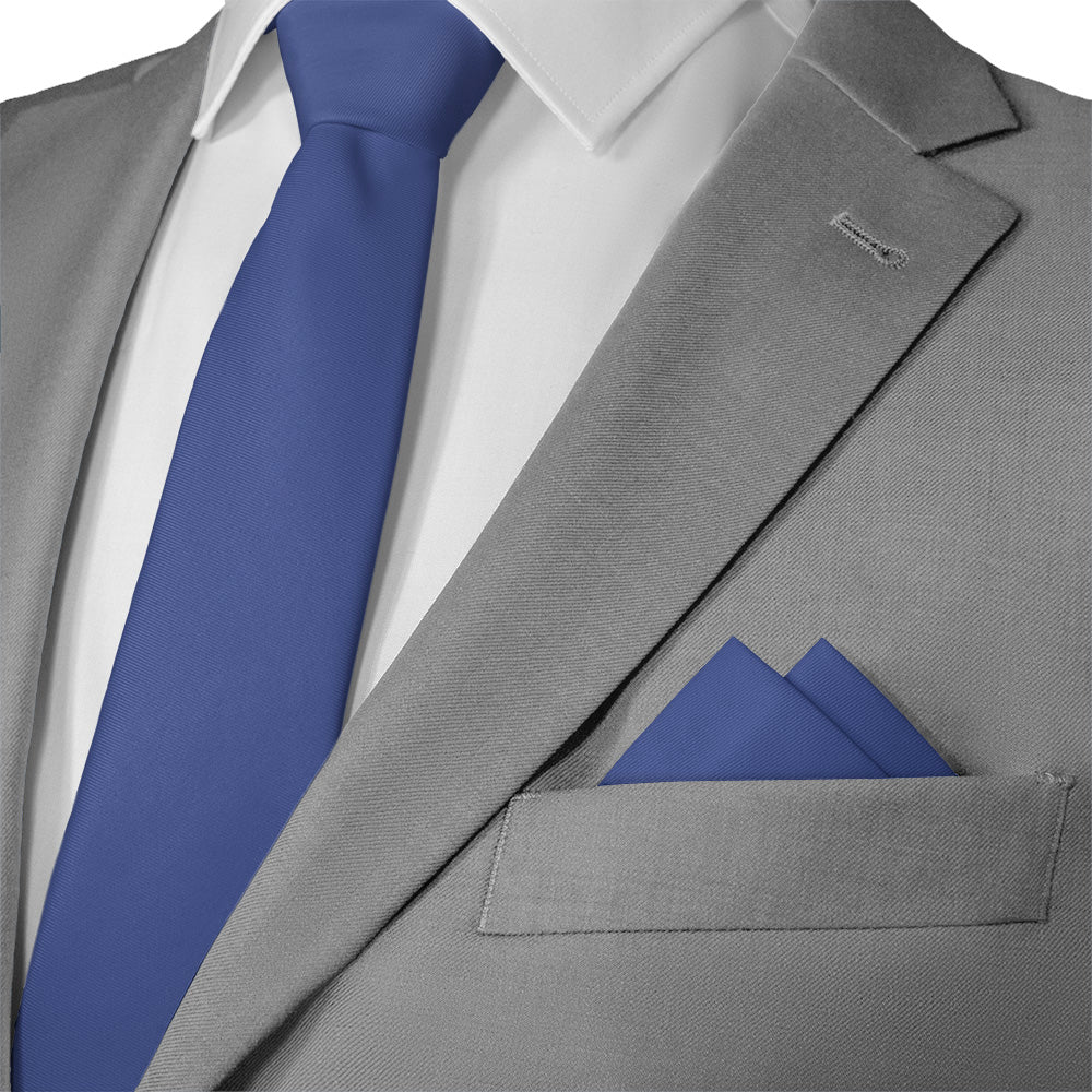 Azazie Royal Blue Pocket Square - 12" Square - Knotty Tie Co.