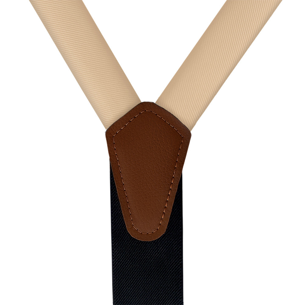 Azazie Sand Suspenders - Vegan Leather Y-Back - Knotty Tie Co.