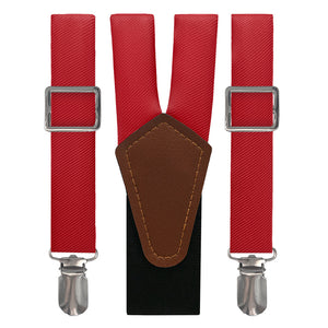 Azazie Scarlet Suspenders - Main View - Knotty Tie Co.