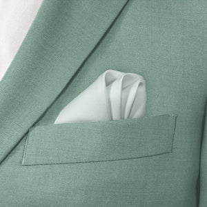 Azazie Sea Glass Pocket Square - Wave Fold - Knotty Tie Co.