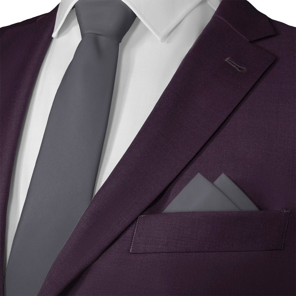 Azazie Shadow Pocket Square - 12" Square - Knotty Tie Co.