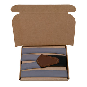 Azazie Shadow Suspenders - Kraft Gift Box Packaging - Knotty Tie Co.