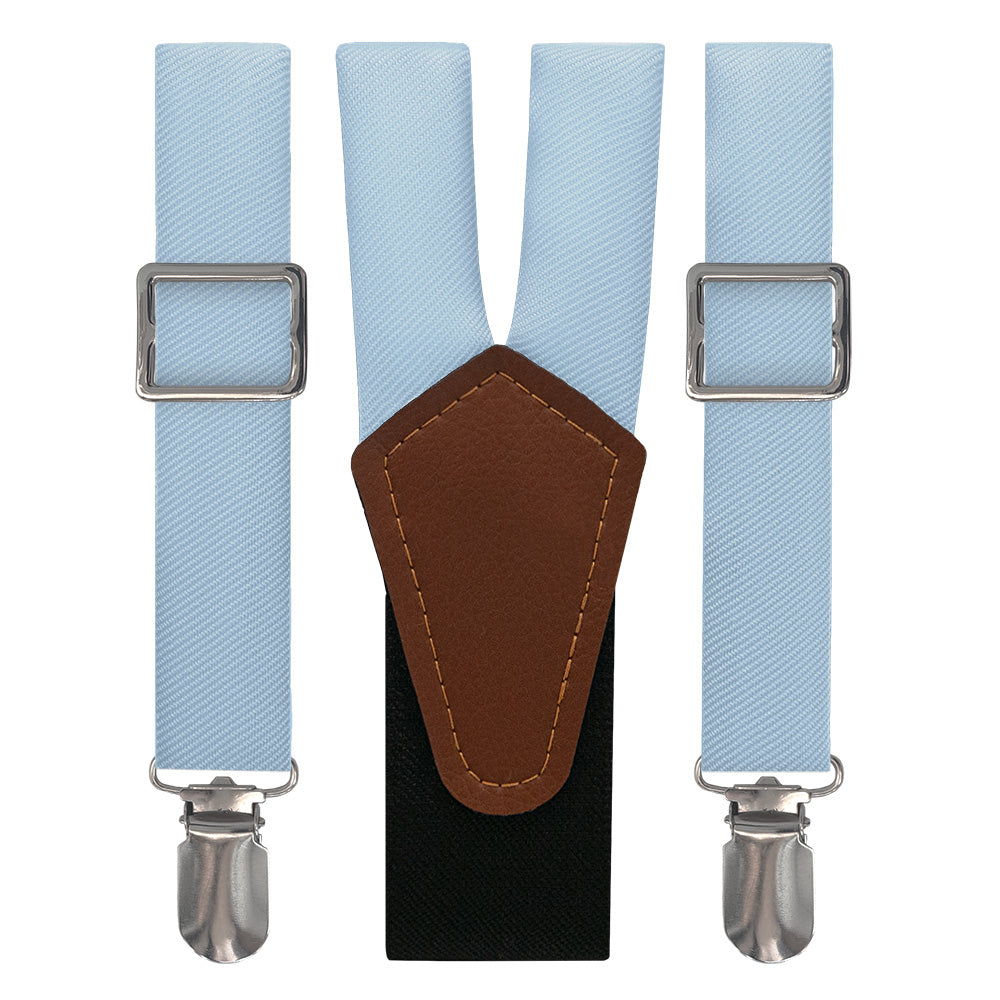 Azazie Sky Blue Suspenders - Main View - Knotty Tie Co.