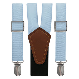 Azazie Sky Blue Suspenders - Main View - Knotty Tie Co.