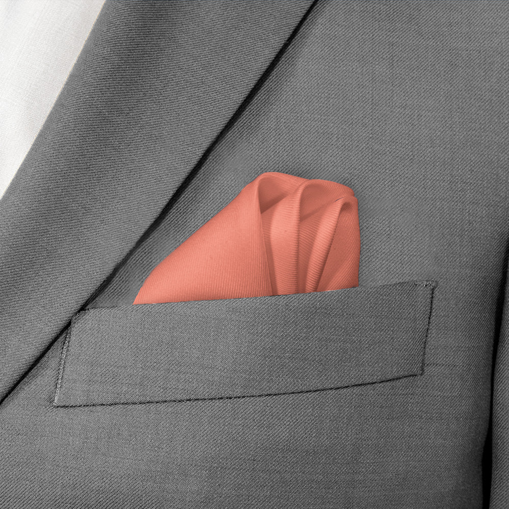 Azazie Sunset Pocket Square - Wave Fold - Knotty Tie Co.