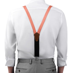 Azazie Sunset Suspenders - On Model Front View - Knotty Tie Co.