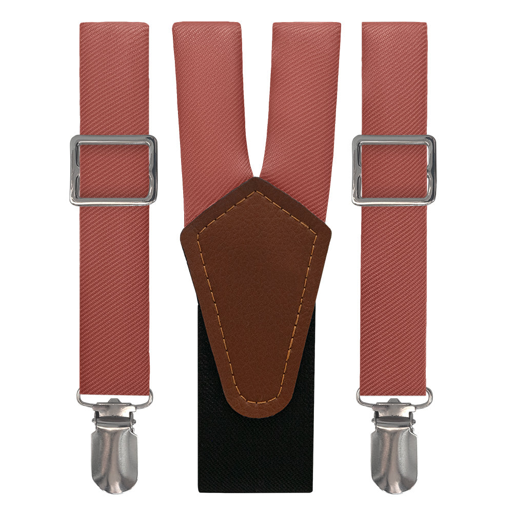 Azazie Terracotta Suspenders - Main View - Knotty Tie Co.